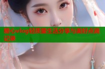 糖心vlog轻质量生活分享与美好点滴记录