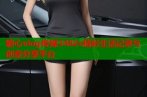 糖心vlog传媒3482c精彩生活记录与创意分享平台