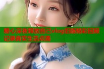 糖心深夜释放自己vlog旧版精彩回顾记录真实生活点滴