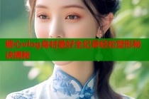 糖心vlog身材最好全纪录轻松塑形秘诀揭秘