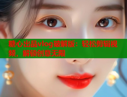 糖心出品vlog破解版：轻松剪辑视频，解锁创意无限  第1张